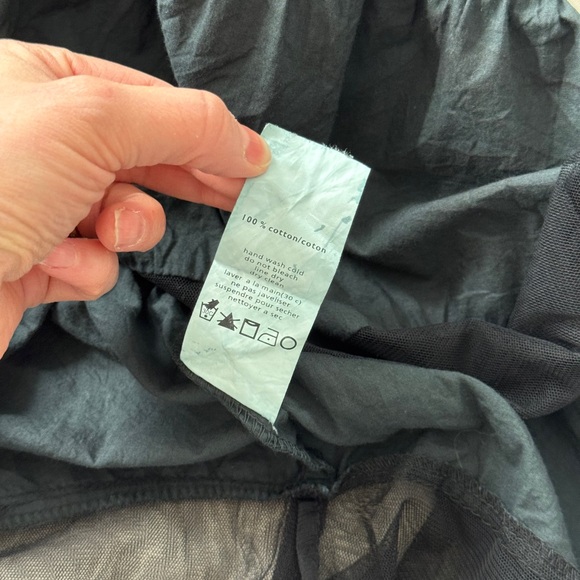 Vintage 100% cotton Ombre Dark Green Maxi Skirt L - Picture 9 of 17